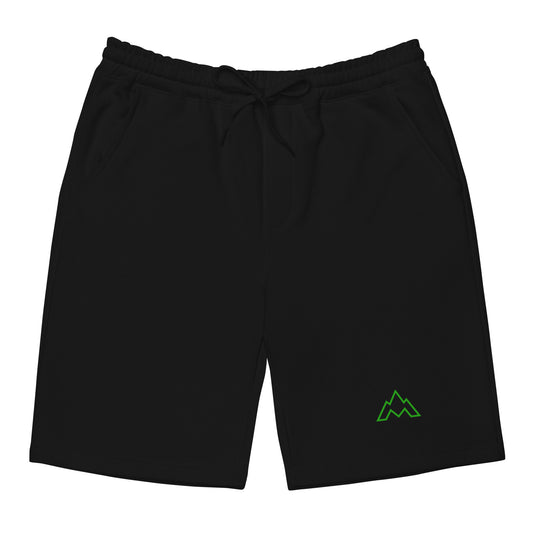 Green Logo Fleece Shorts