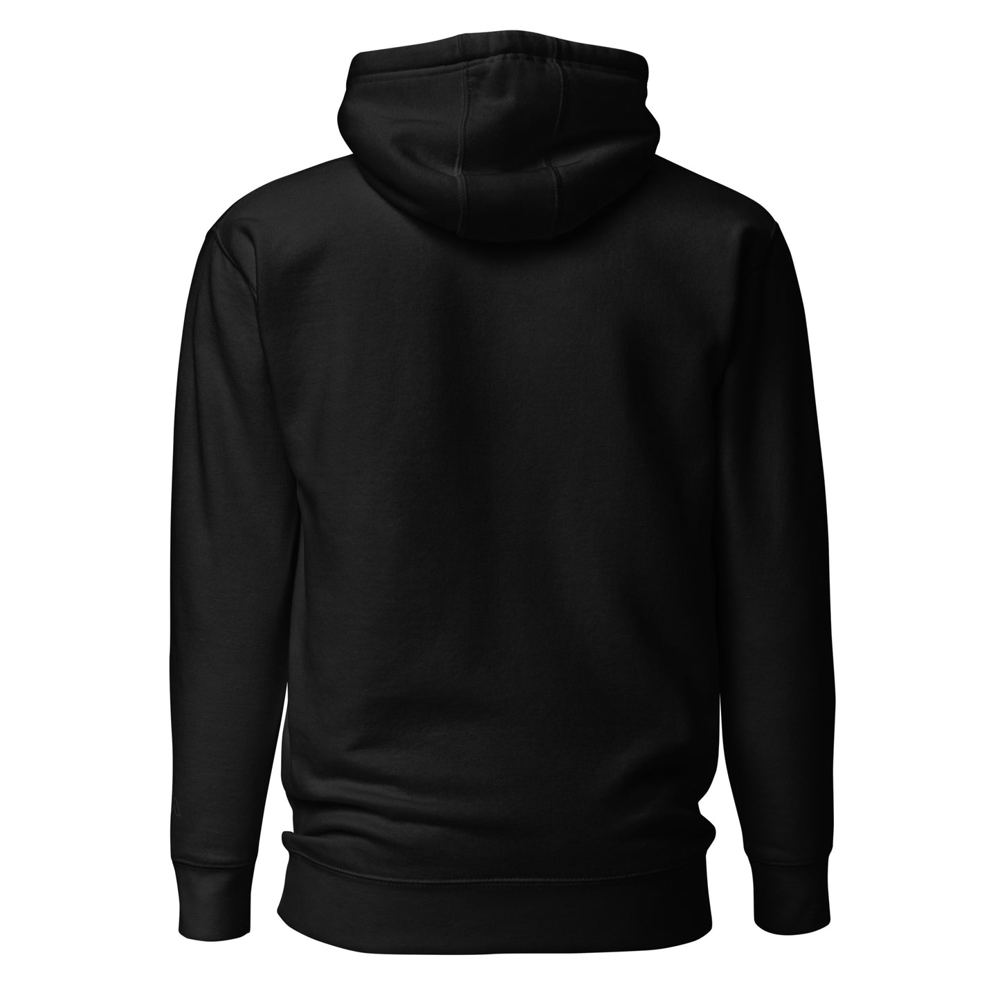 Naija Embroidered Pocket Badge Unisex Black Hoodie