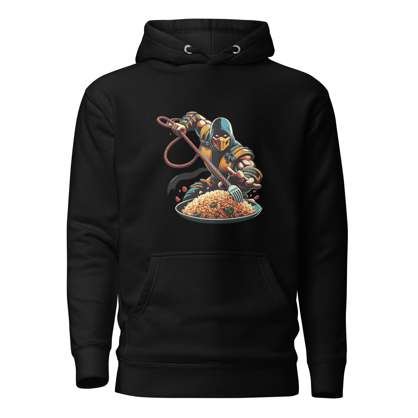 Jollof + Scoprion Black Unisex Hoodie