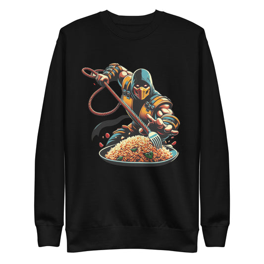 Jollof Rice + Scorpion Unisex Premium Sweatshirt